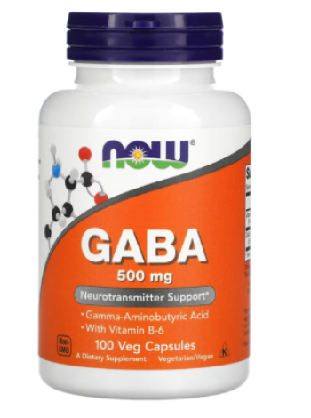 Биологически активная добавка NOW GABA 500 мг 100 таб