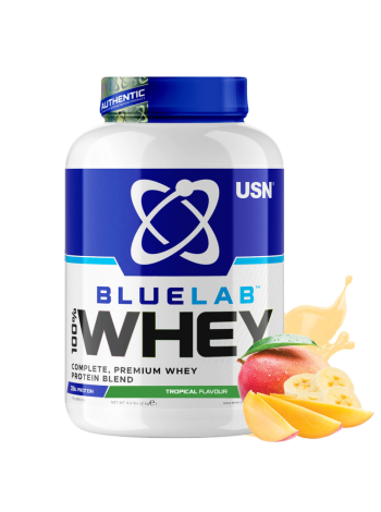 Сывороточный протеин USN BLUELAB 100% WHEY Tropical Smoothie 2 кг тропический смузи