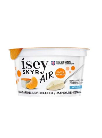 Молочный безлактозный мусс Isey Skyr Air Mandarin 125г 