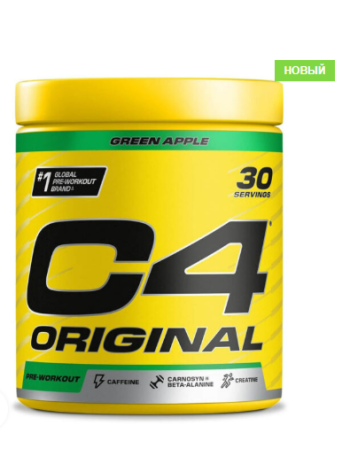  Предтренировочный комплек C4 ORIGINAL 204 г Зеленое яблоко 