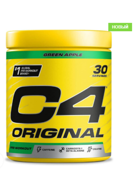  Предтренировочный комплек C4 ORIGINAL 204 г Зеленое яблоко 