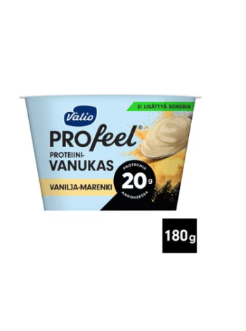 Протеиновый пудинг Valio PROfeel proteiinivanukas vanilja-marenki 180 г ванильно-меренговый