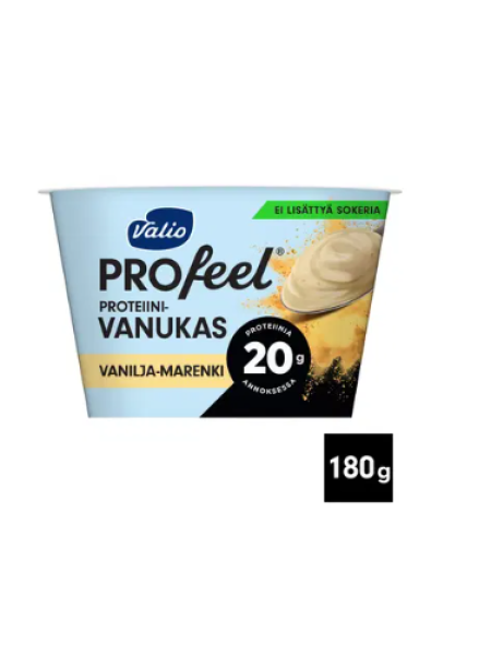Протеиновый пудинг Valio PROfeel proteiinivanukas vanilja-marenki 180 г ванильно-меренговый