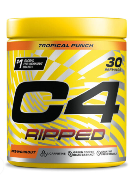 Предтренировочный комплек C4 RIPPED 189 г Тропический удар