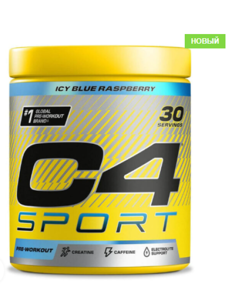 Предтренировочный комплек C4 SPORT 288 г Ледяная голубая малина 