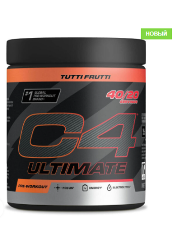 Предтренировочный комплек C4 ULTIMATE 380г Тутти Фрутти 