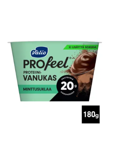 Протеиновый пудинг Valio PROfeel proteiinivanukas 180г мята шоколад без лактозы