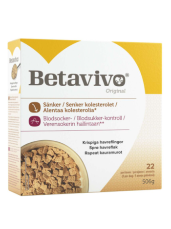 Овсяные отруби для снижения холестерина BETAVIVO ORIGINAL KAURAMUROT 506г