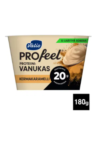 Протеиновый пудинг Valio PROfeel proteiinivanukas kermakaramelli 180г карамель без лактозы
