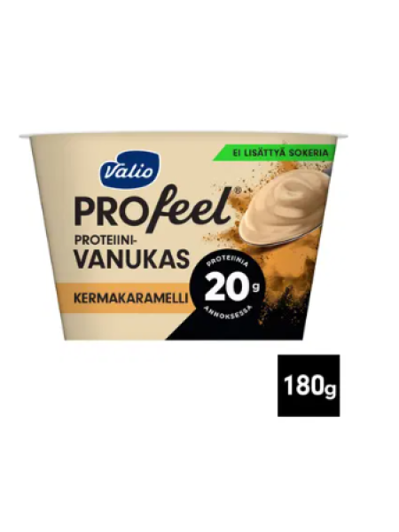 Протеиновый пудинг Valio PROfeel proteiinivanukas kermakaramelli 180г карамель без лактозы