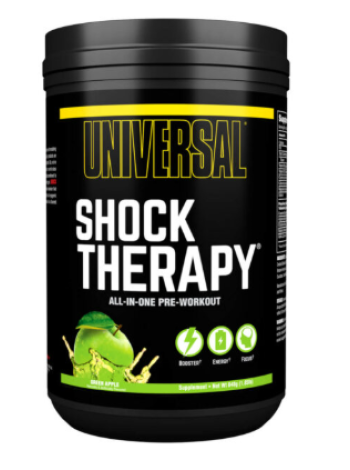 Предтренировочный комплекс Universal Nutrition SHOCK THERAPY® 840 г зеленое яблоко 
