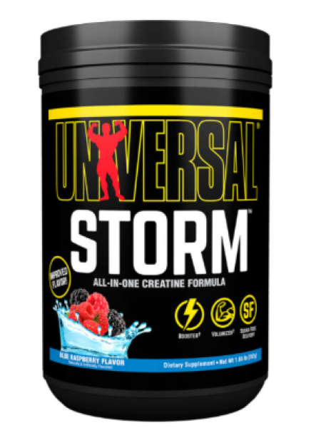 Предтренировочный комплекс Universal Nutrition STORM 752 г  Голубая малина 