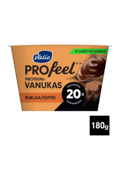 Протеиновый пудинг шоколадно-ирисковый Valio PROfeel proteiinivanukas suklaa-toffee 180 г