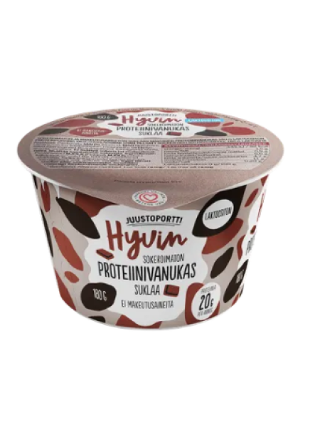 Протеиновый пудинг Juustoportti Hyvin proteiinivanukas suklaa 180 г шоколадный