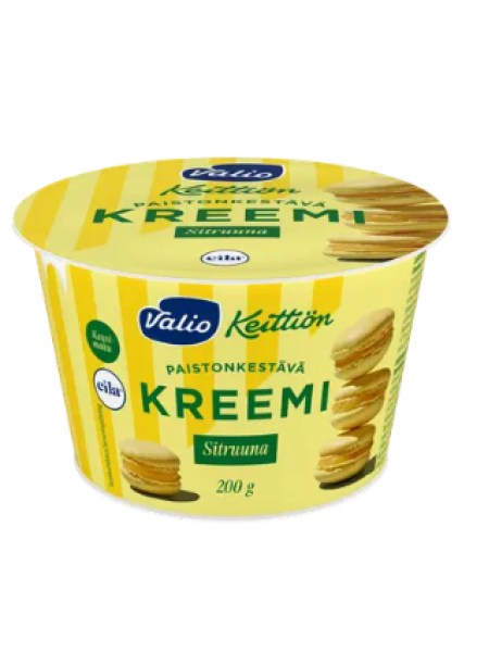 Лимонный крем Valio Keittiön sitruunakreemi laktoositon 200 г без лактозы