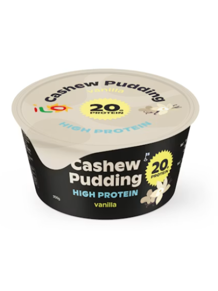 Протеиновый пудинг на основе кешью Ilo Cashew Pudding High Protein vanilla 200 г ваниль