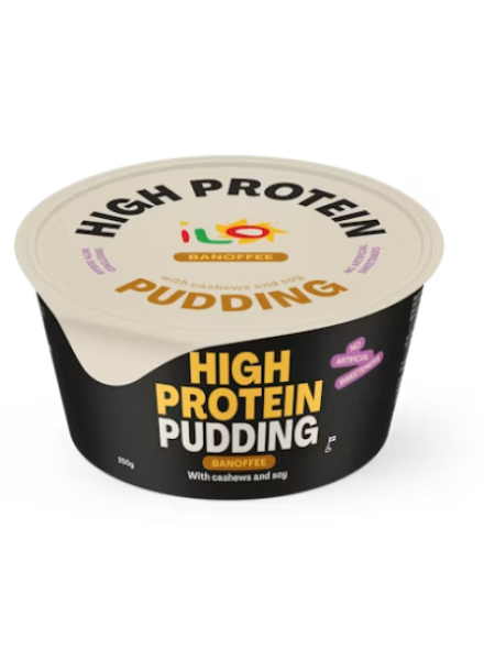 Пудинг из кешью Ilo Cashew pudding high protein banoffee 200 г банан карамель