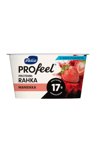 Протеиновый творог Valio PROfeel 175 г клубника без лактозы 