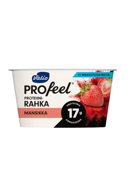 Протеиновый творог Valio PROfeel 175 г клубника без лактозы 