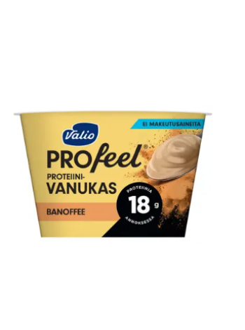 Протеиновый пудинг Valio PROfeel proteiinivanukas 185 г банан карамель