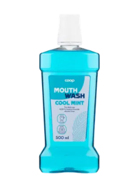 Жидкость для полоскания рта Coop Cool Mint 0,05% 500 мл 