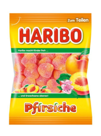 Жевательные конфеты Haribo Peaches 175 г персик