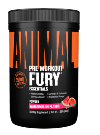 Предтренировочный порошок ANIMAL Fury Watermelon 492 г вкус арбуза