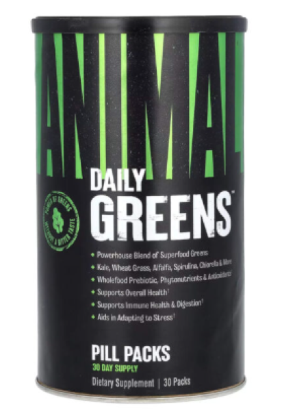 Пищевая добавка для иммунитета и пищеварения ANIMAL GREENS 30 пакетиков