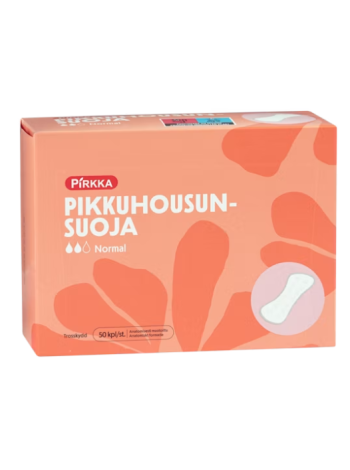 Ежедневные прокладки Pirkka pikkuhousunsuoja normal 50 шт