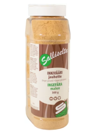 Сушеный имбирь Salliselta Inkivääri 300 г