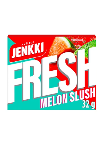 Жевательная резинка с ксилитом Jenkki Fresh Melon Slush 32 г