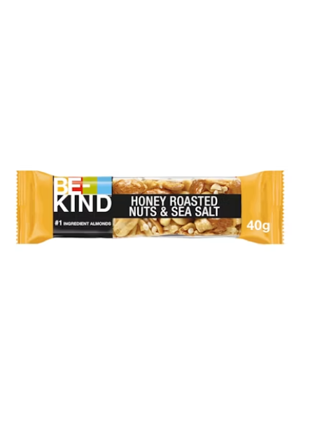 Батончик с орехами, обжаренные в меду, с морской солью BE-KIND Honey Roasted Nuts&Seasalt 40 г