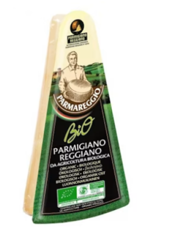 Органический твердый сыр Parmareggio Luomu Parmigiano Reggiano juusto 24 месяца 150г