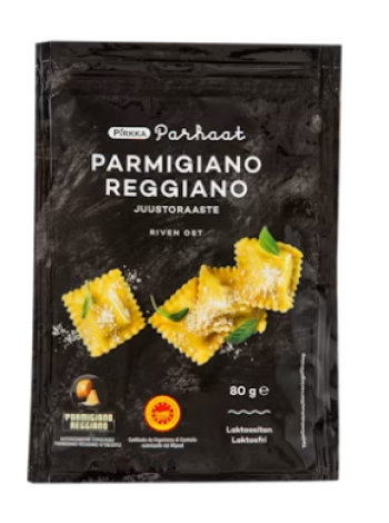 Тертый сыр Pirkka Parhaat Parmigiano Reggiano 80 г