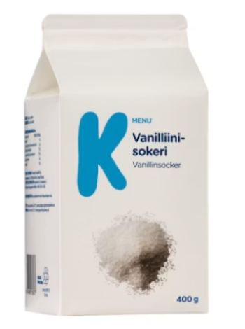 Ванильный сахар K-Menu Vanilliinisokeri 400 г