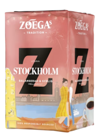 Кофе фильтрованный Zoégas Stockholm 450 г