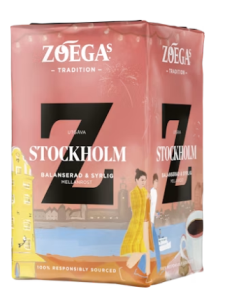 Кофе фильтрованный Zoégas Stockholm 450 г