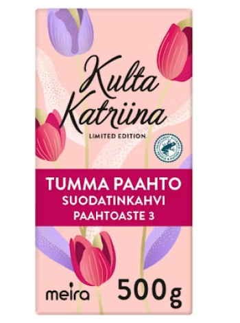 Фильтрованный кофе Kulta Katriina 500 г темная обжарка 