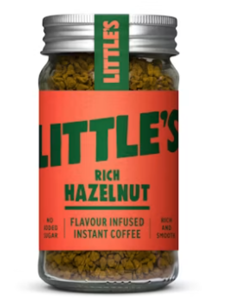Растворимый кофе со вкусом фундука Little's Hazelnut Instant Coffee 50 г