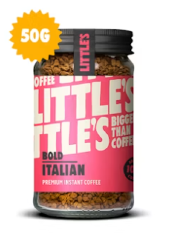 Растворимый кофе в итальянском стиле Little's Italian Roast Instant Coffee 50 г