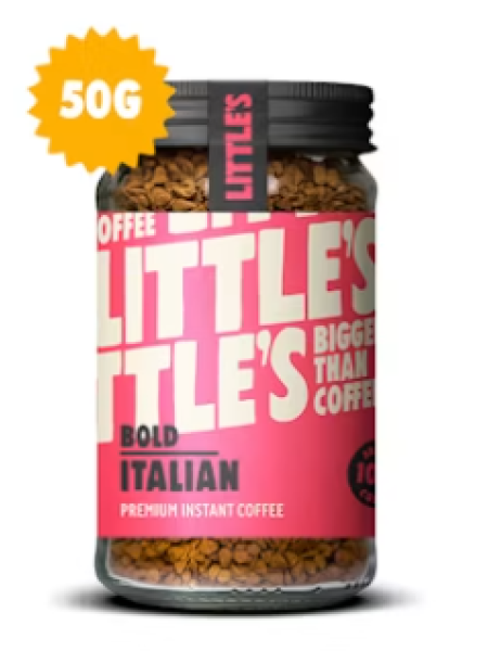 Растворимый кофе в итальянском стиле Little's Italian Roast Instant Coffee 50 г