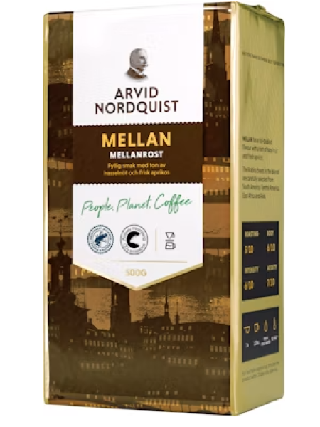 Молотый кофе Arvid Nordquist Mellan 500 г