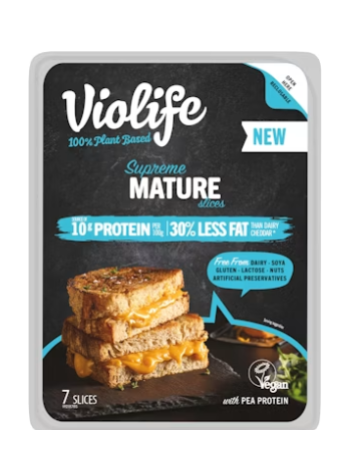 Сыр в нарезке Violife Supreme Mature viipale 140г для веганов