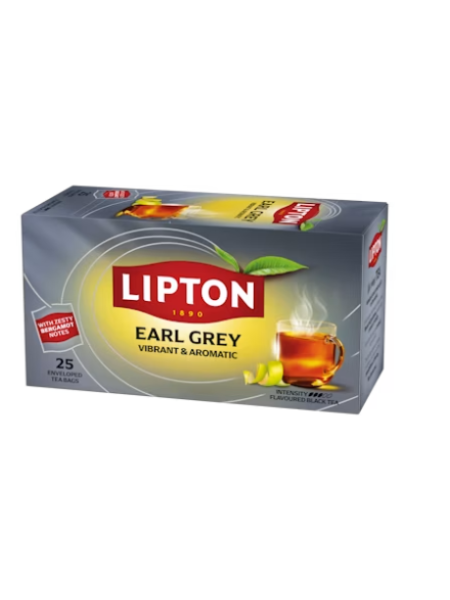 Чай черный с бергамотом Lipton Rich Earl Grey 25 шт