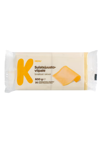 Плавленный сыр K-Menu Sulatejuustoviipale 600 г в нарезке