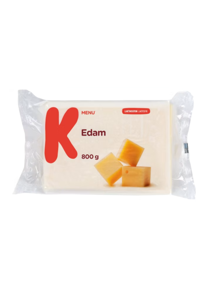 Сыр Эдам K-Menu Edam 800 г жирность 24%