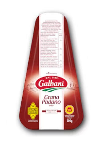 Твердый сыр Galbani Grana Padano 200г без лактозы