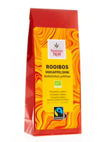 Чай органический ройбуш с красным апельсином Forsman rooibos veriappelsiini punapensastee 60 г 
