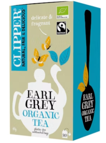 Чай органический Clipper Earl Grey 20 шт 