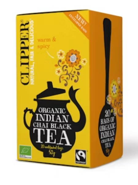 Органический индийский чай масала Clipper indian chai 20 шт